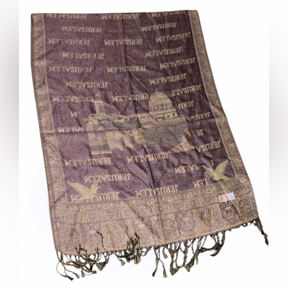 Jerusalem Cashmere pashmina scarf new